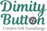 Dimity Button creative soft furnishings logo for modern country fabrics